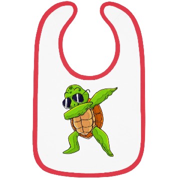 Discover Dabbing Sea Turtle Animal Lover Save The Turtles Bibs