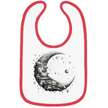 Discover Cool Full Moon - Solar Eclipse, Moon Phases Total Bibs