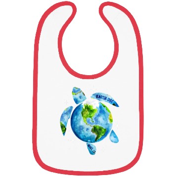 Discover Earth Day Restore Earth Sea Turtle Art Bibs
