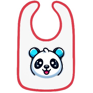 Discover Cute Baby Cute Panda Face Bibs