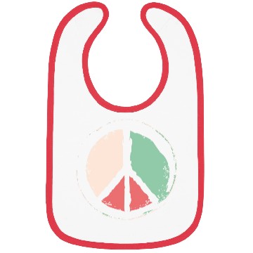 Discover Free Palestine - Peace Symbol Bibs