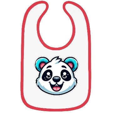 Discover Cute Panda Cute Baby Panda Face Bibs