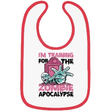 Discover I'm Training For The Zombie Apocalypse 13 Bibs