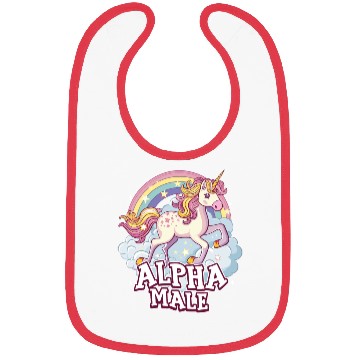 Discover Alpha Male Unicorn Bibs