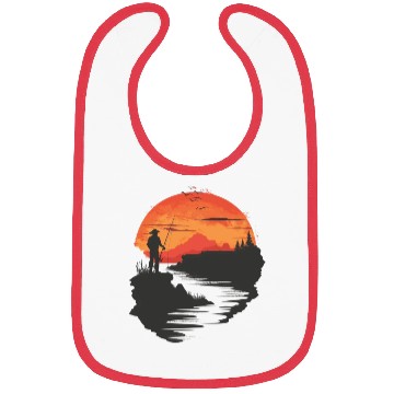 Discover Sunset Fishing Solitude Escape Bibs