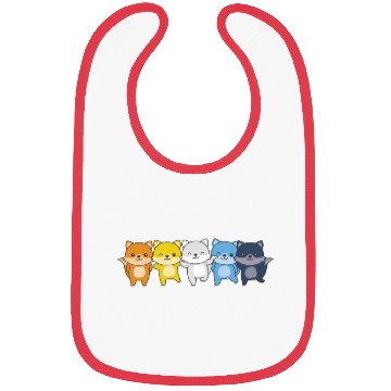 Discover Aroace Flag Pride Lgbtq Cute Fox Bibs