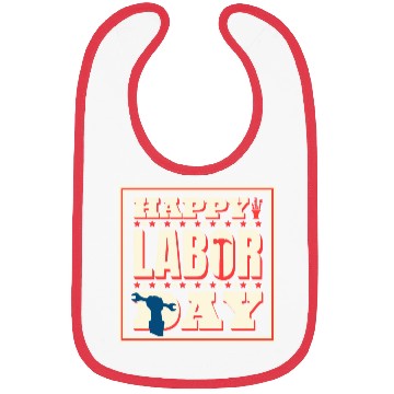 Discover Happy Labor Day Holiday Greetings Bibs