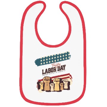 Discover Labor Day Fists Raised Bibs