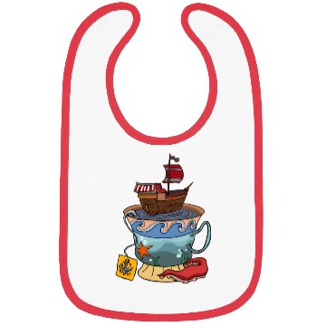 Discover Sea Tea Bibs