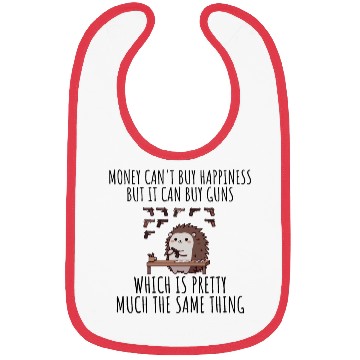 Discover Gun Collector Hedgehog Bibs