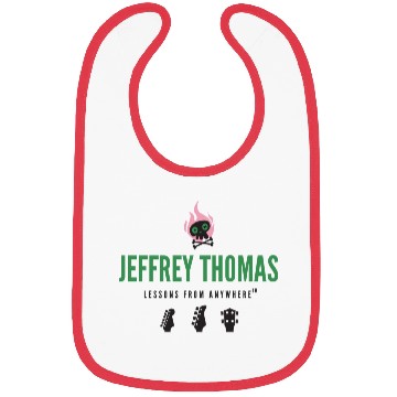 Discover Jeffrey Thomas Logo Black Bibs