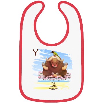 Discover Unique Creative Cute Y Alphabet Yak Yaffle Yarrow Bibs