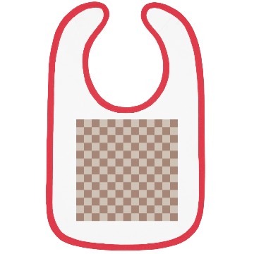 Discover Brown Classic Checkered Big Checkerboard Bibs