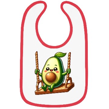 Discover Avocado on a Swing Bibs
