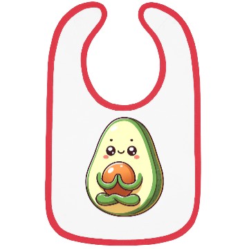 Discover Avocado Meditation Zen Levitation Bibs