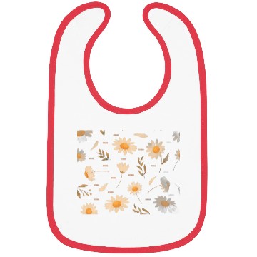 Discover SPRING FLOWER PATTERN Bibs