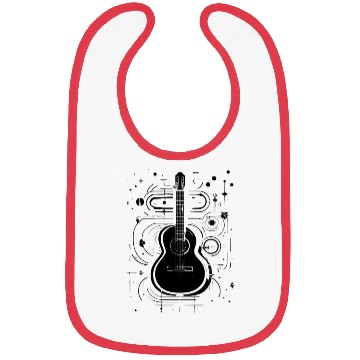 Discover Guitar Sketch Bibs