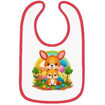 Discover Kangaroo Kingdom Threads: Embrace Nature's Harmony Bibs