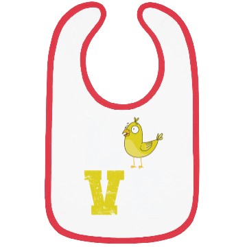 Discover Love lettering with Canary Bird Bibs