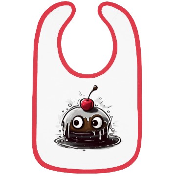 Discover Kawaii Sweet Cherry Cake Bibs