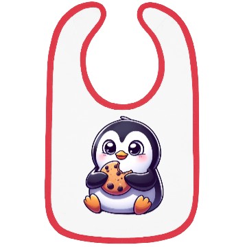 Discover Penguin Cookie Sweet Dessert Biscuit Bibs