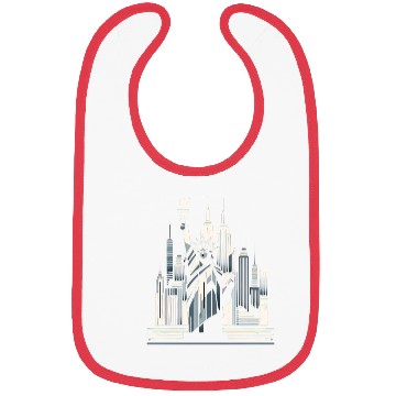Discover Statue of Liberty Embrace Bibs