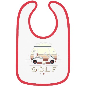 Discover Golf Cart Sunset Bibs