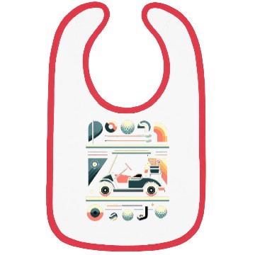 Discover Vintage Golf Panorama Bibs