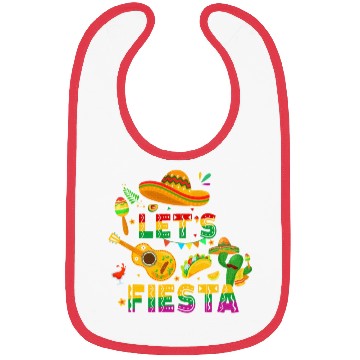 Discover Funny Cinco De Mayo Mexican Guitar Cactus Let's Fi Bibs