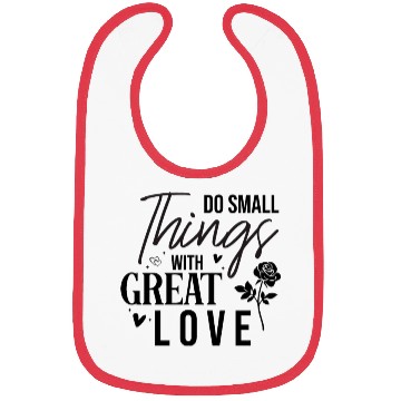 Discover Small things with great love converted - Happy Bibs