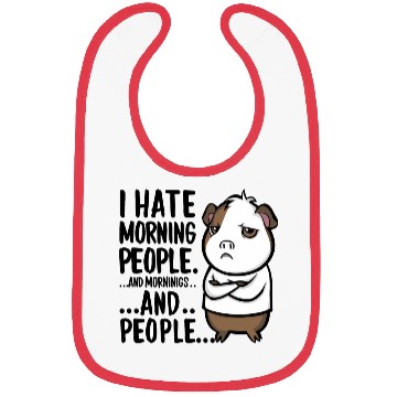 Discover I Hate Morning People for a Morning grumpy Bibs
