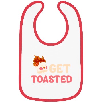 Discover Get Toasted Marshmallow Puns Cocoa RV Mountain Bibs