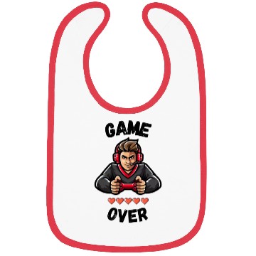 Discover GAME OVER Bibs
