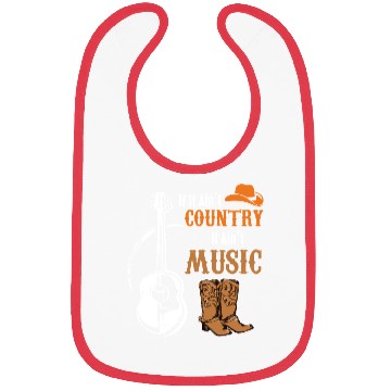 Discover Music Guitar Cowboy Bibs
