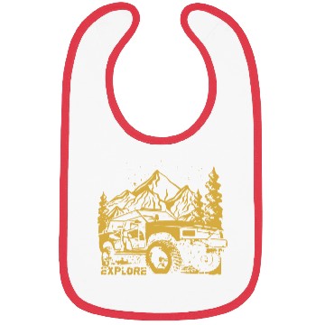 Discover Jeep Car and Nature Mount Bibs