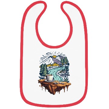 Discover Nature and Coffee Lover Classic Bibs