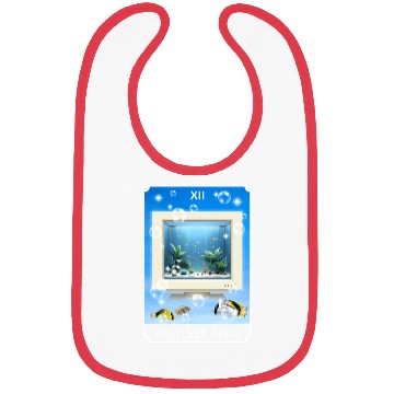 Discover Frutiger Aero Aesthetic Tech Computer Aquarium Bibs