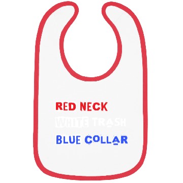 Discover Red White Blue Bibs