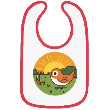 Discover Bird and worm Bibs