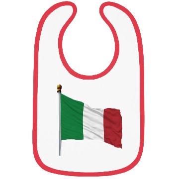Discover italy flag Bibs