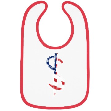 Discover Horseshoe Pitching USA FLag Bibs
