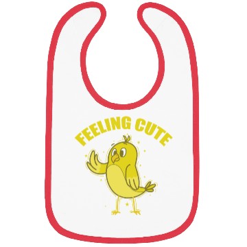 Discover Feeling Cute Canary Bird Bibs