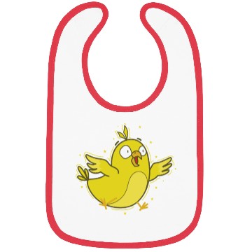 Discover Canary Bird sweet and yellow Bibs