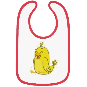 Discover funny yellow Canary Bird Bibs