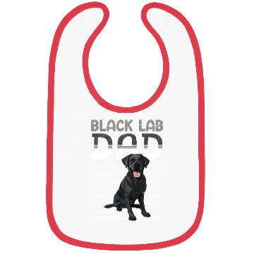Discover Black Labrador BLACK LAB DAD Labrador Owner Bibs