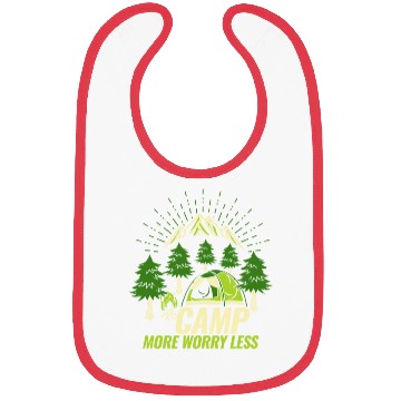 Discover Camping Camp more Worry less Bibs