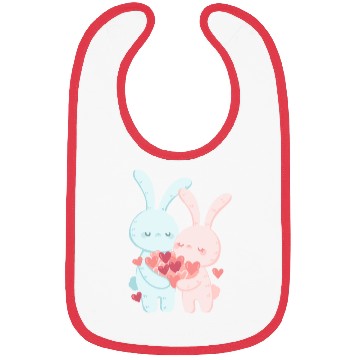Discover Whimsical Duo: Creative Couple Graphics Design Bibs