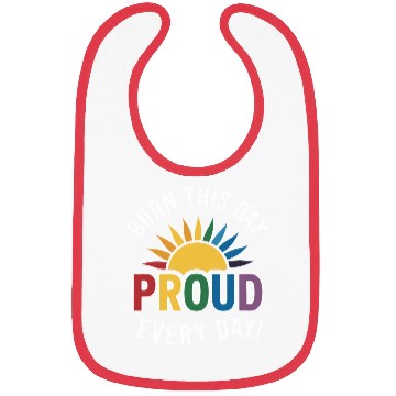 Discover Birthgay Gay Pride Flag Pride Month Equal Rights Bibs