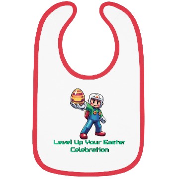 Discover Level Up Your Easter Game Bibs