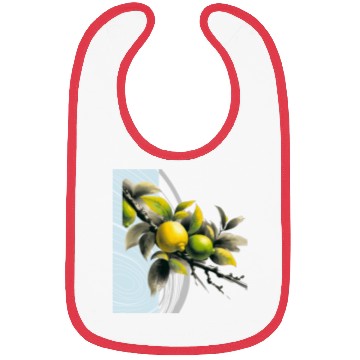 Discover Green and yellow lemon Bibs